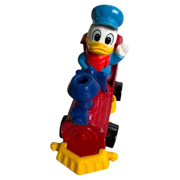 Vintage DISNEY DONALD DUCK 1985 TOMY Diecast Steam Locomotive Toy‎ Train - Picture 2 of 4